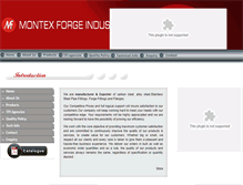 Tablet Screenshot of montexforge.com